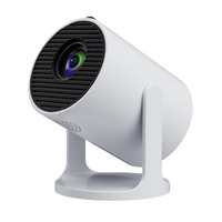 Mini projecteur LED intelligent 1080P portable pour extérieur, Android 11, 200 lumens ANSI, courte focale, cinéma maison, décodage 4K, gaming, HIFI