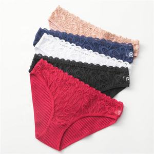 Braguitas de Encaje Baratas al por Mayor, Suaves y Cómodas, 95% Algodón, Bikini para <span class=keywords><strong>Chicas</strong></span> Jóvenes, Ropa Interior de Alta Calidad en Oferta - Product Image 1