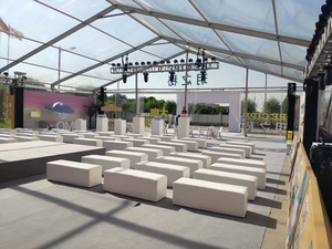 Carpa de aluminio impermeable transparente <span class=keywords><strong>para</strong></span> exteriores <span class=keywords><strong>para</strong></span> Bodas de lujo grandes reuniones de negocios a un precio económico - Product Image 5