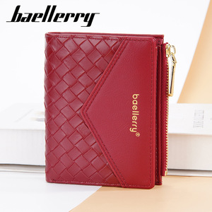 กระเป๋าสตางค์สั้นผู้หญิง Baellerry หนัง PU ขนาด 5 นิ้ว กระเป๋าใส่เหรียญแบบซิป แฟชั่นกระเป๋าสตางค์ขนาดเล็กสำหรับใช้ในชีวิตประจำวัน - Product Image 2