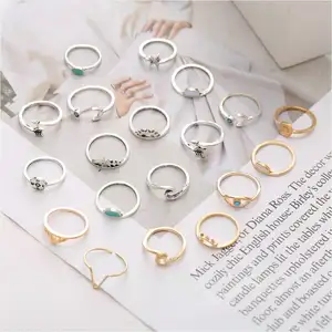 Fashion Jewelry Rings Gold Plated 2 Carat With Diamond Designs 925 Sterling Custom Championship White For Girls Horse Rings