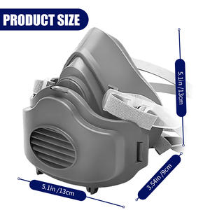 Respirador <span class=keywords><strong>de</strong></span> media cara 3200 360 directo <span class=keywords><strong>de</strong></span> fábrica °   <span class=keywords><strong>Filtro</strong></span> Sellado <span class=keywords><strong>de</strong></span> Goma Ecológica y Plástico, Fácil <span class=keywords><strong>de</strong></span> <span class=keywords><strong>Limpiar</strong></span>, para Protección Contra Polvo <span class=keywords><strong>de</strong></span> Molienda - Product Image 4