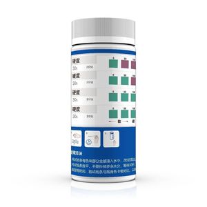 แถบทดสอบน้ำ 100 แถบ 0-425 ppm การตรวจจับความแข็งสำหรับการทดสอบคุณภาพน้ำในตู้ปลา - Product Image 3