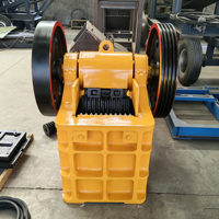 Concasseur à mâchoires PE150x250 pour l'extraction de l'or, machine de concassage de pierres à haute efficacité avec plaque de mâchoire résistante à l'usure