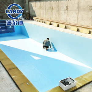 Membrana impermeable de PVC de la serie Landy de color sólido para suelo de piscina antideslizante R10 - Product Image 1