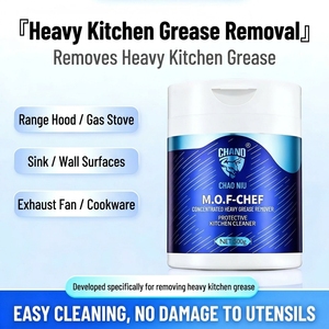 Dégraissant <span class=keywords><strong>puissant</strong></span> Chao Niu 500g pour hotte de cuisine, cuisinière, évier, mur, ventilateur d'extraction - Poudre en boîte - Product Image 3
