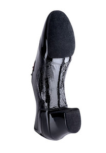 Cómodos Zapatos <span class=keywords><strong>De</strong></span> cuero negro para niños Zapatos <span class=keywords><strong>De</strong></span> Baile Latin <span class=keywords><strong>Salsa</strong></span> Dancing Shoes para hombres Tamaño <span class=keywords><strong>de</strong></span> EE. UU. 4,5-13,5 Altura del tacón 4,5 cm - Product Image 4