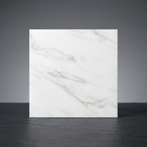 กระเบื้องพอร์ซเลนขัดเงา Arctic Crystal ขนาด 600x600 มม. ลายหินอ่อน Calacatta สำหรับปูพื้นภายใน - Product Image 1