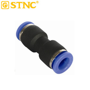 Conector Rápido de Empuje Recto de la Serie <span class=keywords><strong>YPU</strong></span> Gris Blanco de STNC, Conexión de Un Toque para Piezas Neumáticas - Product Image 3
