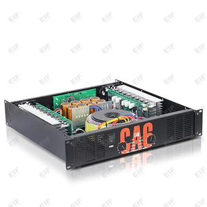 CA6 Mejor Precio de Amplificador de Potencia Profesional de Doble Canal 2U para Exteriores 2CH*500W/750W de Proveedor Chino - Product Image 4