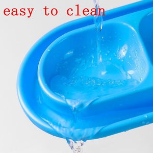 Bol <span class=keywords><strong>anti</strong></span>-fourmis léger en plastique avec barrière <span class=keywords><strong>anti</strong></span>-déversement pour animaux de compagnie, pour chats et chiens, utilisation intérieure et extérieure - Product Image 3
