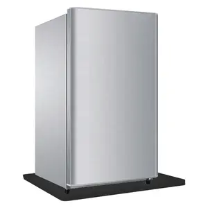 Tapis en silicone pour mini-réfrigérateur avec bord surélevé, tapis sous le réfrigérateur sous le mini-réfrigérateur congélateur protéger le tapis de sol du réfrigérateur