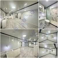 Venta Directa de Casa Contenedor Prefabricada Expandible de 20 y 40 Pies, con 1, 2, 3, 4 o 5 Dormitorios, Moderna, Portátil, Tipo Villa