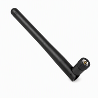 Antenne WiFi pliable mini 90 degrés 2,4 GHz 2400-2500 MHz 3dBi à gain élevé SMA mâle pour routeur WiFi PC Bluetooth