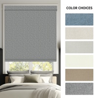 Allbright Motorized Roller Blinds Smart Completamente Oscuranti, Compatibili con Eve Motionblinds Matter & Thread, Eleganti per Casa e Ufficio