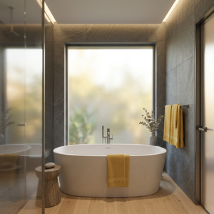 Empresa exportadora de revestimiento de piedra natural, azulejos de pizarra natural pulida para pared, panel de revestimiento moderno para baño, aspecto de mármol gris - Product Image 4