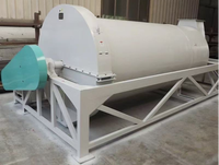 SKLG1200 Refroidisseur de granulés d'alimentation animale de type horizontal Refroidisseur de tambour Machine de refroidissement de granulés de bois avec système de réseau d'air