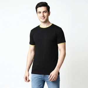 T-shirt pour homme à prix compétitif, best-seller, séchage rapide, durable, anti-froissement, anti-boulochage, utilisation en extérieur, léger - Product Image 1