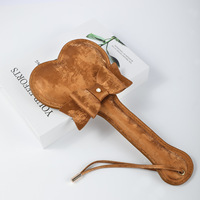 BDSM Spanking SP Female Slave Bow Diamond Hand Clapper Training Tool Punishment Ruler Adult Sex Toy Erotic Leather Racket