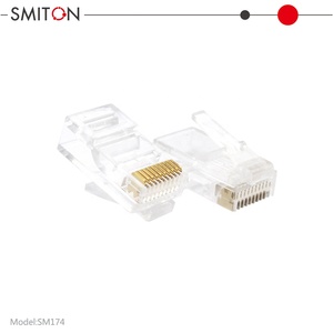 Conector RJ48 <span class=keywords><strong>10Pin</strong></span> <span class=keywords><strong>RJ45</strong></span> 10P10C Enchufe modular RJ50 - Product Image 5