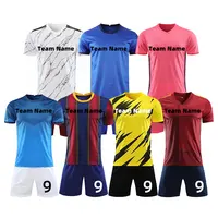 Conjunto de Camisas de Futebol Uniformes de Futebol para Meninos, Traje Personalizado para Homens