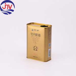 Lata de hojalata cuadrada/rectangular de 500 ml con impresión personalizada, vacía, para aceite de cocina, aceite de oliva, alimento para mascotas (grado alimenticio) - Product Image 2