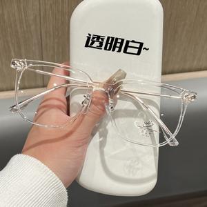 Monture de lunettes rectangulaire Maillard pour femmes, taille moyenne, verres PC anti-lumière bleue avec grandes montures sur ordonnance - Product Image 5