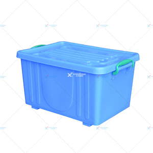 Boîte de roulement en <span class=keywords><strong>plastique</strong></span> à roues pour un transport efficace en usine QF38 # Size555 * 390*310mm - Product Image 6