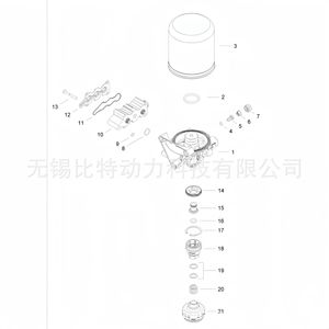   Sécheur d'air 4324251050 de remplacement pour camions Volvo Daf Packa, pièce d'origine d'usine - Product Image 5