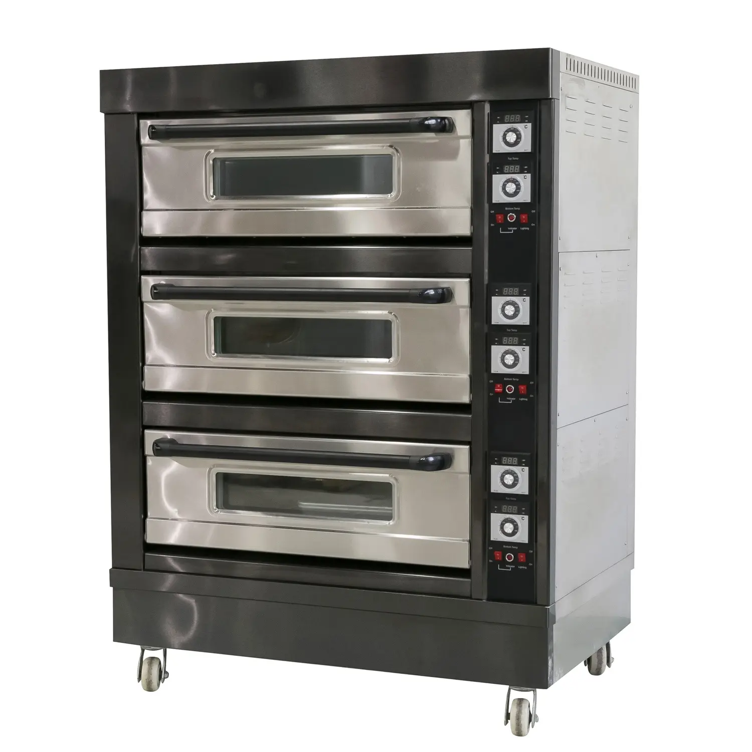 4 Deck 20 Trays Bread Oven Industrial Bakery Bread Pizza Biscuit Baking Oven For Sale