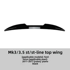 Aileron arrière supérieur de modification AMP-Z-ST-003 pour Mk3/3.5 St-line/st 2011-17, compatible avec la modification de l'aileron arrière Mk3 - Product Image 6