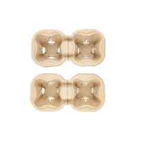 Porte-gobelets en papier recyclable JZD à paroi simple, personnalisable, avec support amovible à usage unique pour café et thé au lait