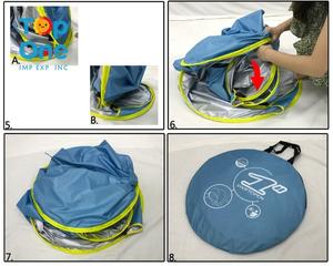 TopOne Custom Portable Quick Set <b>Up</b> Children's Swimming Play Water Pool <b>Pop</b> <b>Up</b> Kids Beach <b>Tent</b> - Product Image 5