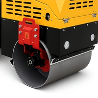 Compacteur routier vibrant à double tambour QIYUN, moteur diesel, certifié CE