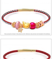 XD MB067 Convient aux bijoux en or et en argent 3D, avec cordons, cordons en fil d'acier, cordons pour bracelets, bracelets à perles