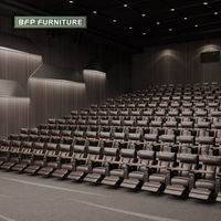 BFP Haus kommerzielles Projekt Möbel Heimkino Sitze echtes Leder und Mikrofaser Leder Polsterung