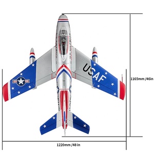 Distributeur recherché pour l'<span class=keywords><strong>avion</strong></span> de bombardier <span class=keywords><strong>RC</strong></span> FMS EDF Jet 80mm F-86 Sabre PNP Skyblazer pour les magasins de loisirs - Product Image 6
