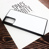 Usine fournir Sublimation 2D TPU étui de téléphone portable avec insert en métal vierge pour Galaxy Note 20/Note 20 Ultra/Note 10/Note 9