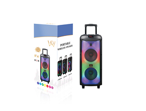 Oem kích thước lớn 10 "karaoke bt loa siêu trầm khuếch đại âm thanh không dây hệ thống DJ karaoke ngoài trời spekers Systeme âm thanh loa - Product Image 2