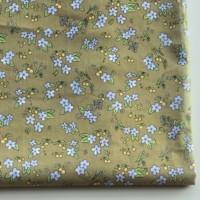 Tissu Popeline 100% Coton Tissé Uni, Impression Numérique Personnalisée Direct Usine, Léger à Motifs Floraux pour Chemises et Robes Femme, Fille, Garçon