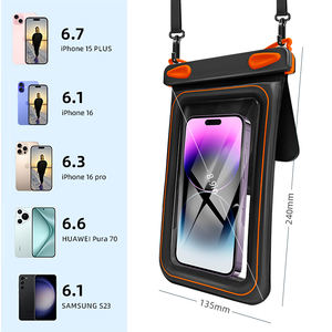 กระเป๋าใส่โทรศัพท์มือถือกันน้ำแบบใหม่ ดีไซน์ตะขอคู่ พร้อมสายคล้อง - Product Image 4