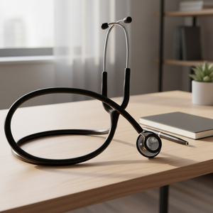 Stéthoscope médical portable à double tête en aluminium, homologué CE, avec tube en Y coloré, pour hôpital, clinique et domicile - Product Image 6