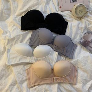 <span class=keywords><strong>Reggiseno</strong></span> Invisibile <span class=keywords><strong>con</strong></span> Spalline Trasparenti e Ferretto, Supporta Mezza Coppa, Lingerie Confortevole - Product Image 1