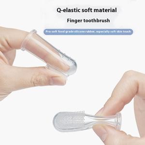 Nouvelle brosse à dents transparente en silicone écologique pour chiens et chats, idéale pour la salle de bain – Outil de toilettage pour animaux de compagnie de haute qualité – Vente chaude - Product Image 2