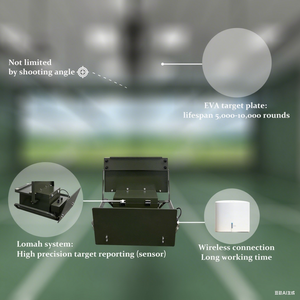 Sistema de Tiro al Blanco de Acero para Exteriores con Retroalimentación en Tiempo Real, Fabricado con EVA, Certificado CE, 48 kg, Accesorios y Objetivos de Tiro - Product Image 3