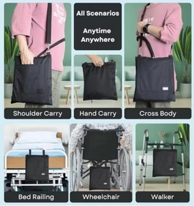 ถุงใส่สายสวนแบบปรับได้4000มล. ถุงระบายปัสสาวะที่ใส่ท่อระบายน้ำแบบท่อเคสกระเป๋าเพื่อความเป็นส่วนตัว - Product Image 4