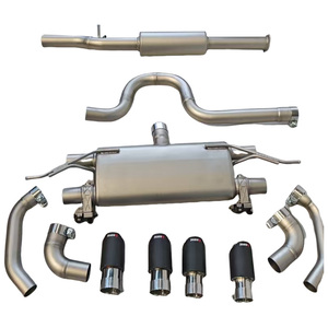 Escape Catback Valvetronic de Acero Inoxidable 304 de Alta Calidad para Volkswagen <span class=keywords><strong>Golf</strong></span> <span class=keywords><strong>7</strong></span> <span class=keywords><strong>GTI</strong></span>/MK7 1.4T, Silenciador Catback - Product Image 4