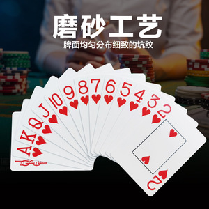 Cartas de Póker Texas Holdem WPT, de Plástico Premium, Resistentes al Agua, Plegables, de Doble Cara y Acabado Mate - Product Image 4