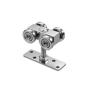 Rodillo Deslizante <span class=keywords><strong>de</strong></span> Acero para <span class=keywords><strong>Puerta</strong></span> <span class=keywords><strong>de</strong></span> <span class=keywords><strong>Garaje</strong></span>, Diseño Moderno, 4 Ruedas, Resistente a la Corrosión, Rodillo Colgante Duradero para Almacén, Escuela, Hotel, Grosor <span class=keywords><strong>de</strong></span> 5 mm - Product Image 3