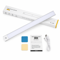 Lampu LED Bawah Kabinet Modern IP44 dengan Peredupan Halus dan Sensor Gerak untuk Dapur, Kamar Mandi, dan Cermin